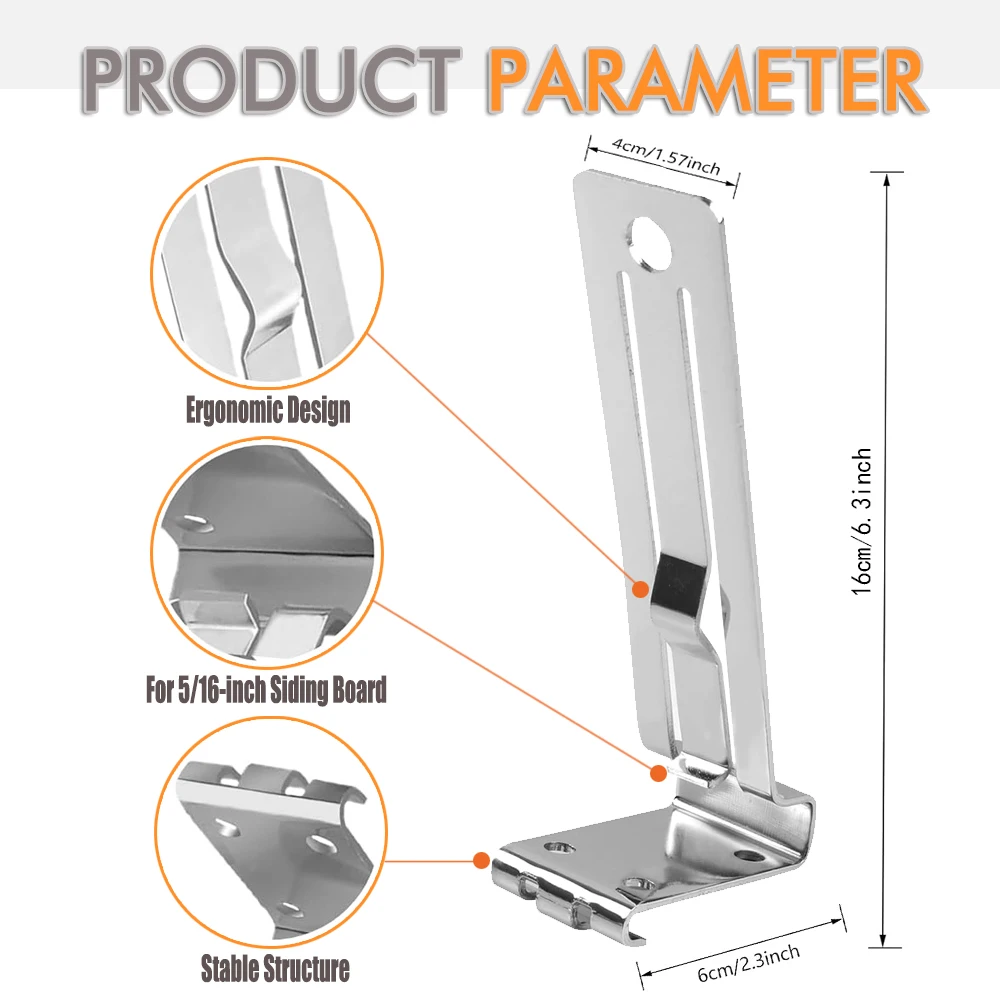 Steel Siding Installation Tool Fiber Cement Siding Overlap Kit 1-1/4-In Heavy Duty Siding For 5/16In Hardware Siding Support