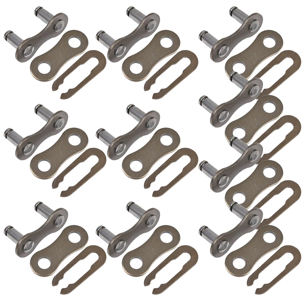 

10pc Missing Link Stainless Steel Reusable Connector For Single Chain Bike Accessory High Quality Replacement For Chain