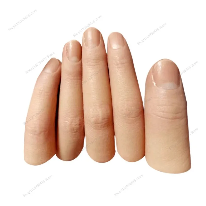 FOR Prosthetic Limb, False Finger Simulation Finger Cover, Manicure, Half Finger, Toe Cover, Imported Silicone Beauty Disabled
