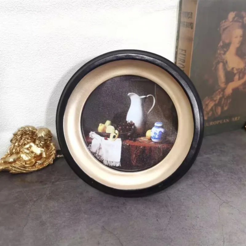 

Mutihome French Room Decoration European Style Retro Wedding Dress Decoration Painting Living Room Photo Frame Picture Frames