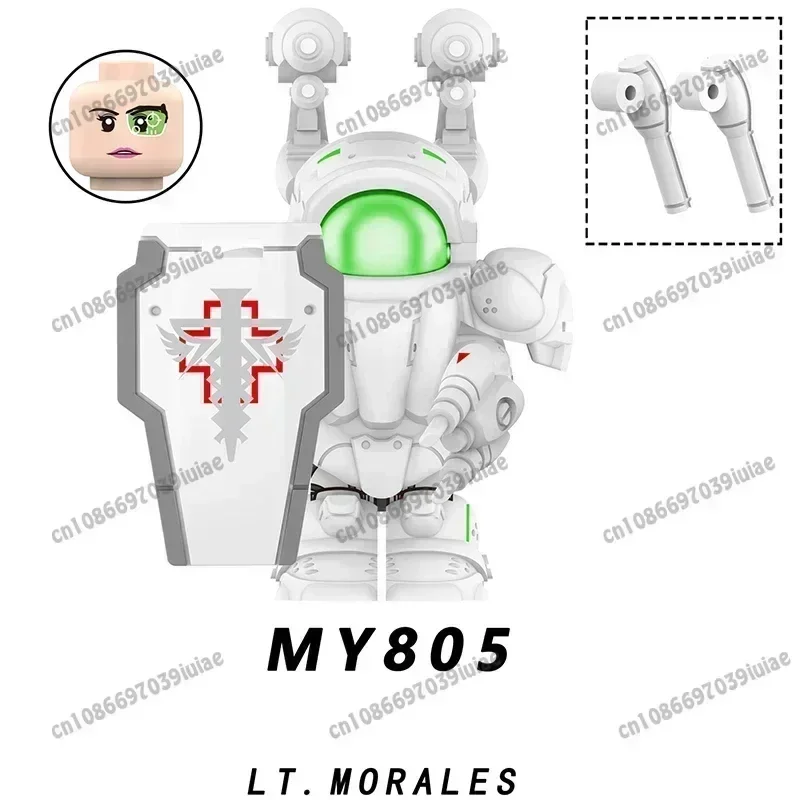 MY801-MY805 MY601-MY615 Ultramarines Spademen Guarding T60 Power Armor Mini Robot Figura Mattoni Assemblaggio di blocchi di costruzione della bambola