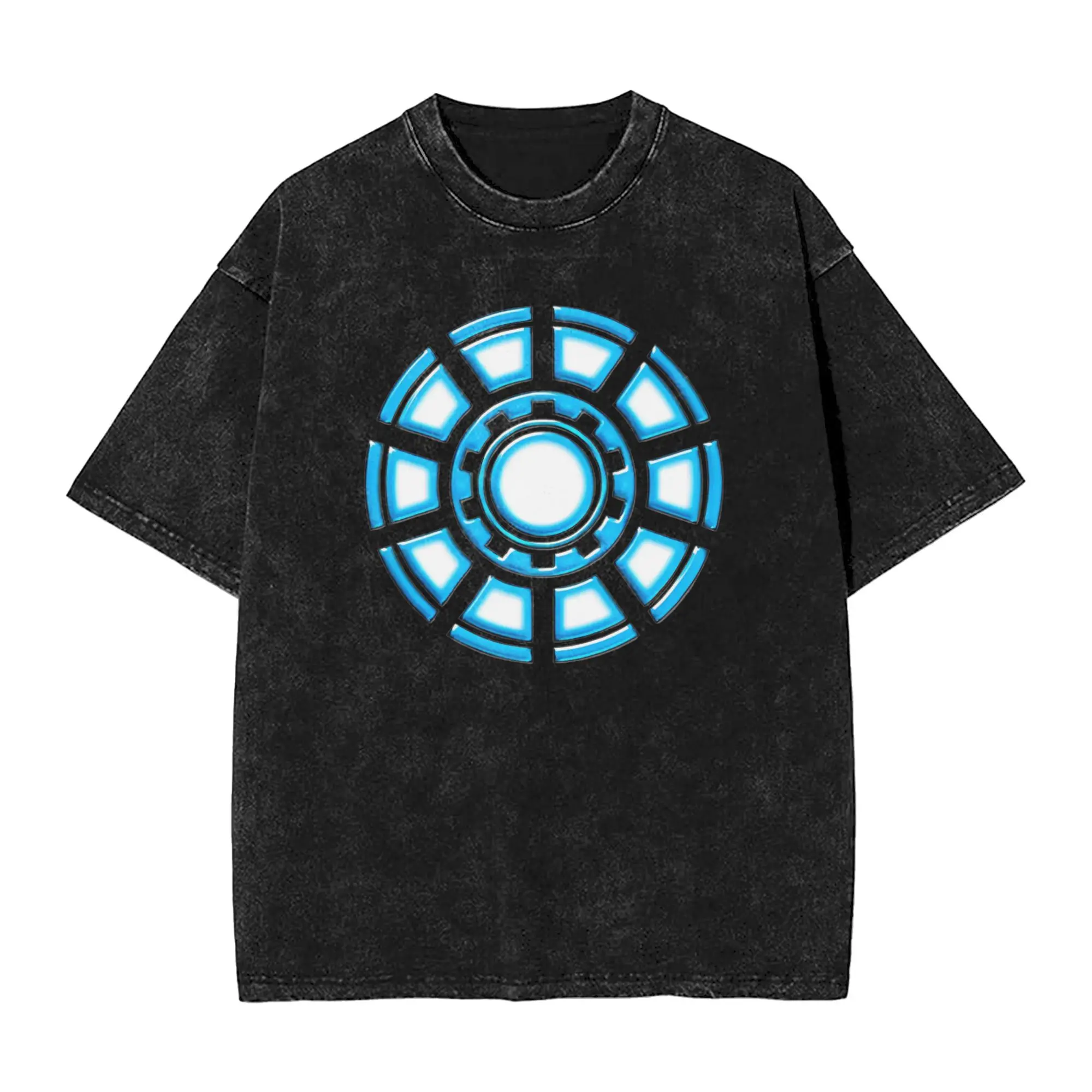 

Arc Reactor Comic Hero Superheroes T-Shirt Hip Hop T-Shirts Short-Sleeved Vintage Tshirt Summer Casual O-Neck Oversized Tees