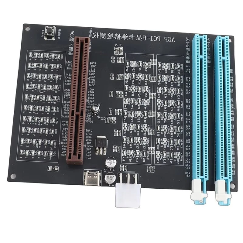 RABIT AS59Dual Purpose Display Video Graphics Card Tester With Light AGP PCI-E New Desktop Graphics Card Tester