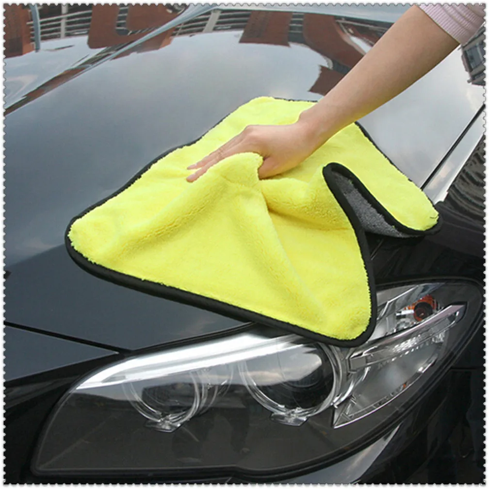 Thickened Car Cleaning Towel Microfiber Velvet for AUDI-A6 Avant HONDA-CIVIC bmw-1 VOLKSWAGEN-JETTA