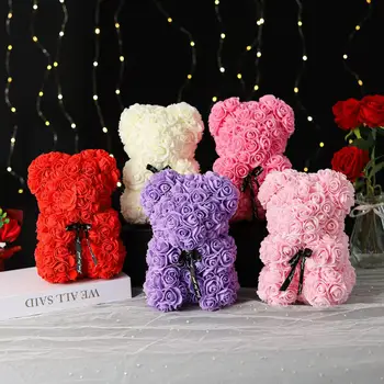 Teddy Rose Flower Bear 2