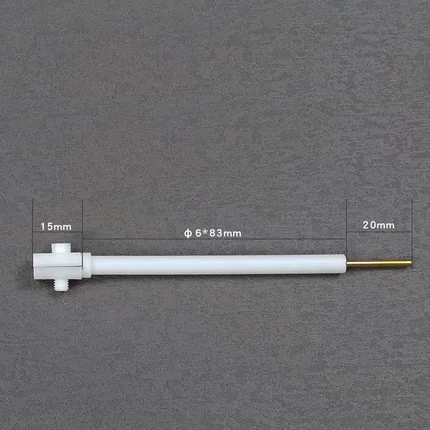 Soporte de electrodo de platino, PTFE,φ6x83