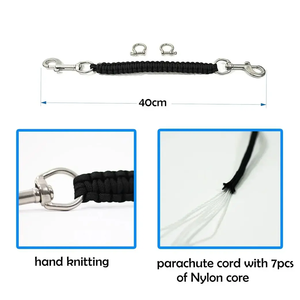 Duikcamera Behuizing Handvat Touw Lanyard Strap Carrier Voor Lade Draagbare Duiker Houder Gemist Touw Onderwaterfotografie