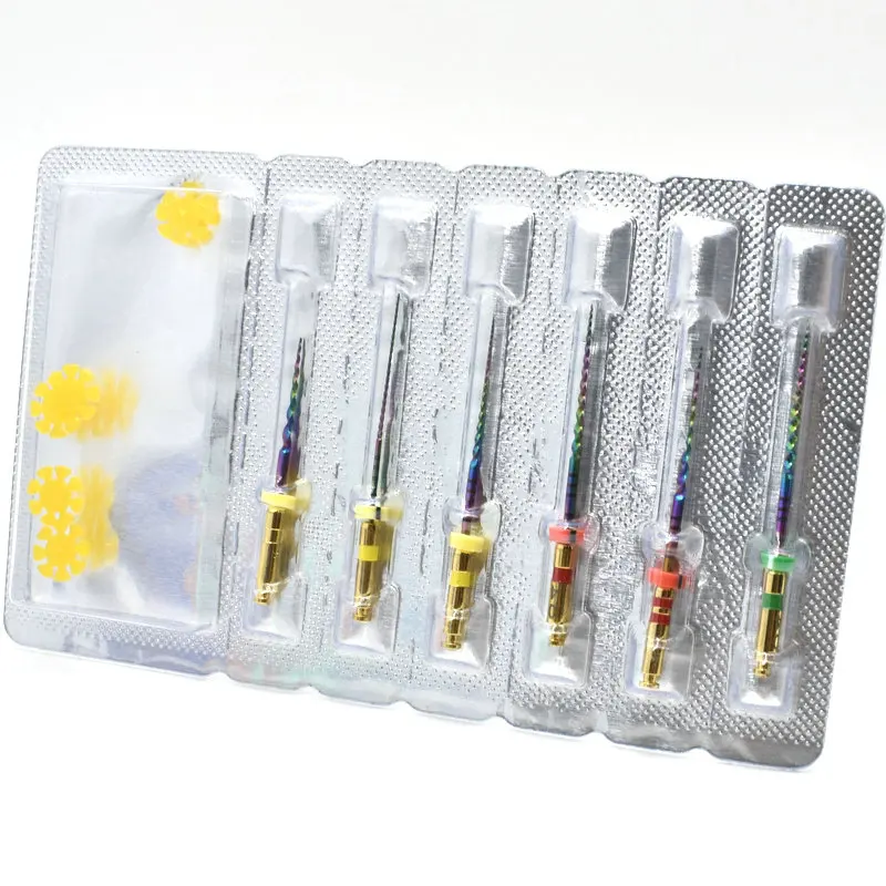Dental Rainbow Files Rotary Class  Thermal Activation Accessories Super Files Endodontic For Root Cleaning Dentist Canal Files
