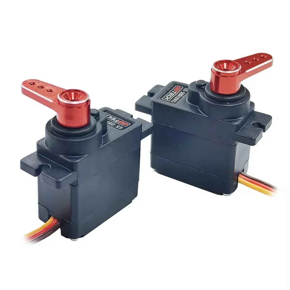 GOTECK 2PCS D9025MG 9g Mini Servo Micro Full Metal Gear Digital Servo With Metal Horn for RC Car Boat Fixed-Wing Robot Toy
