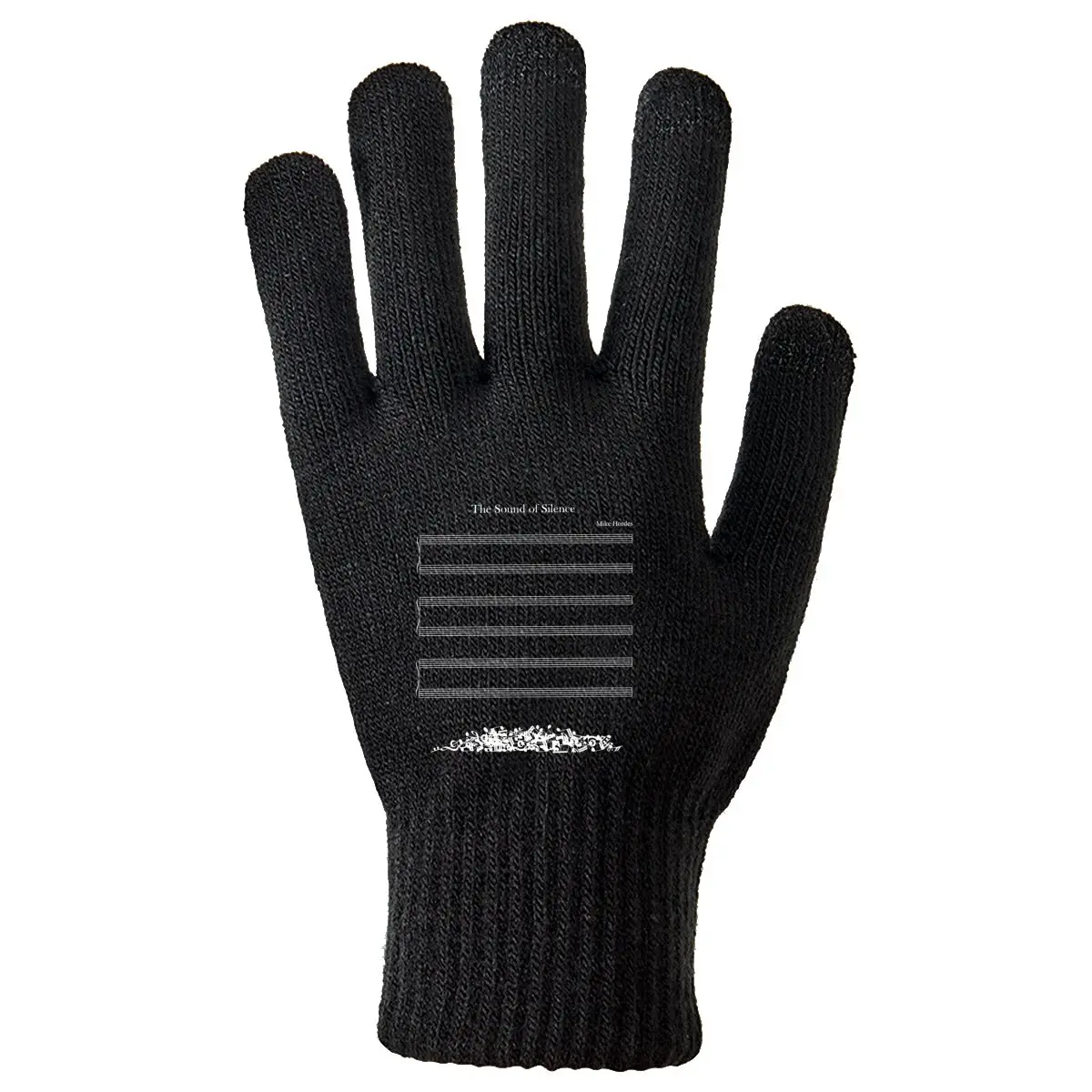 

Полосатые простые зимние перчатки для кемпинга «Красота линий» — теплые, противоскользящие, прочные