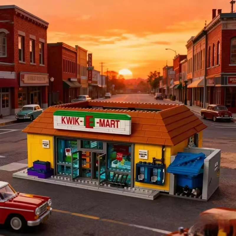 

2026 new building blocks supermarket model bricks adult Christmas Day birthday gifts home decoration men and women DIY