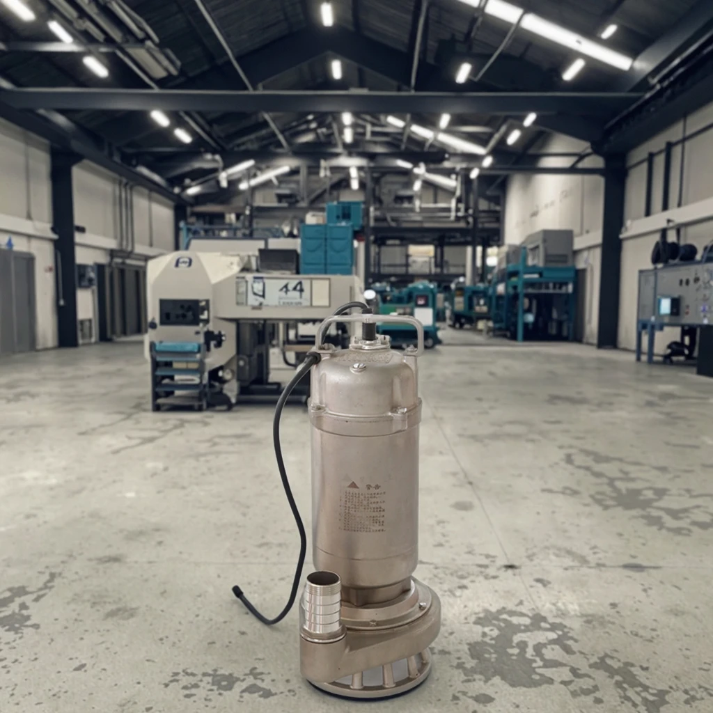 Pompa sommergibile per aspirazione delle acque reflue Pompa acqua industriale portatile ad alta pressione per acque reflue in linea da 4 kW