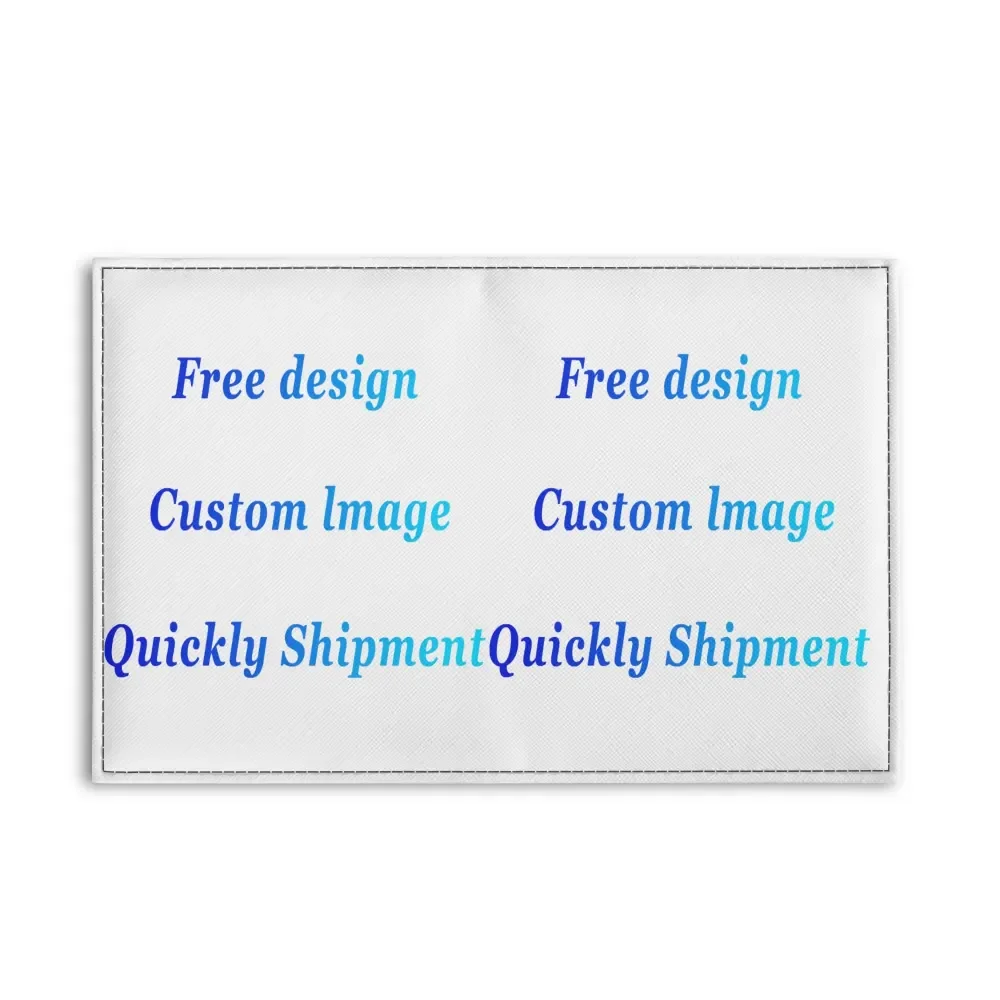 Custom Passport Bag Pattern Text Logo Photo Portable Document Storage Passport Holder High Quality Durable And Wear-Resistant