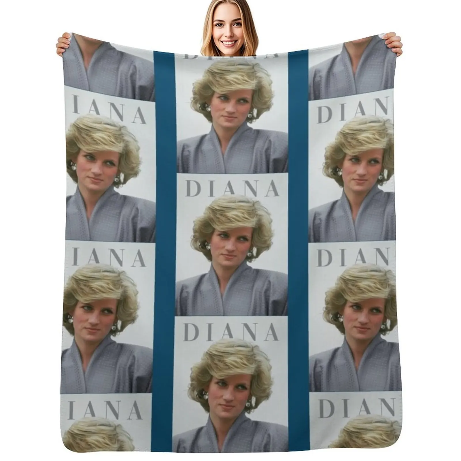 

Princess Diana Lady Di Throw Blanket Hair for winter Winter beds Tourist Blankets
