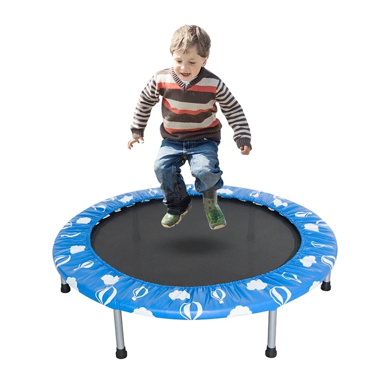 

40-Inch multi-color children's different patterns mini round trampoline indoor foldable single cheap children's