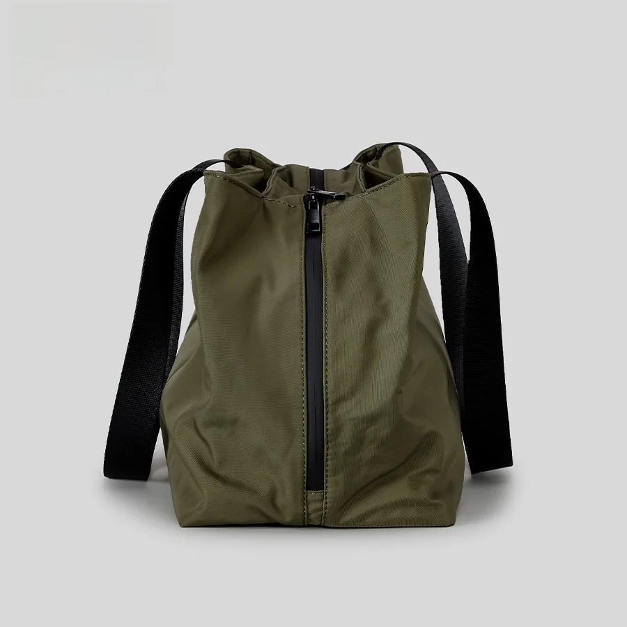 Ele Borsa a tracolla in nylon leggero di grande capacità Borsa impermeabile da donna Borsa da lavoro semplice Faion Tote Bag