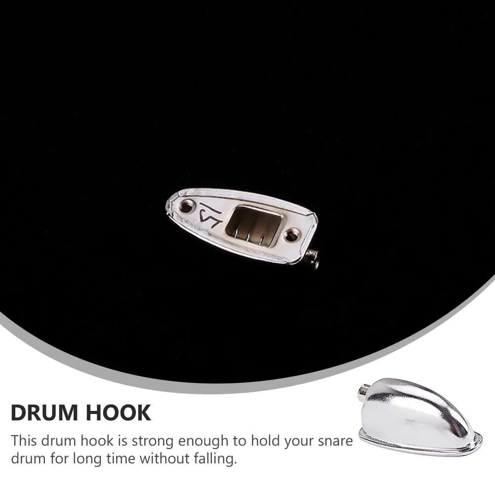 

2 Pcs Snake Drum Set Cymbal Accessories Stand Cable Clamp Drums Lugs Percussion Snare Bass Black Connector Electronic