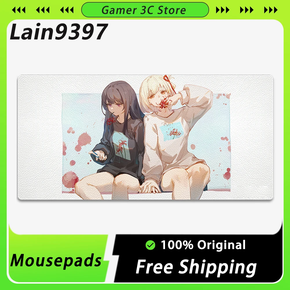 

Lain9397 Mousepads 1.8x300x600mm Waterproof Non-slip Leather Gaming Mousepad for E-sports Valorant FPS PC Gamer Accessories Gift