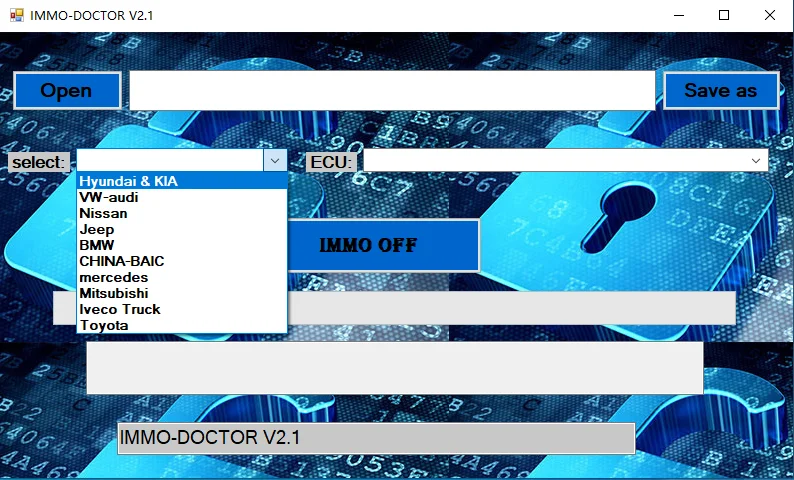 NEW IMMO DOCTOR V2.1 MULTI BRAND With FREE KEYGEN Immo Off ECU File Delete Software for SIM2K MT38 ME 17.9.2 17.9.8 MED17.9.8