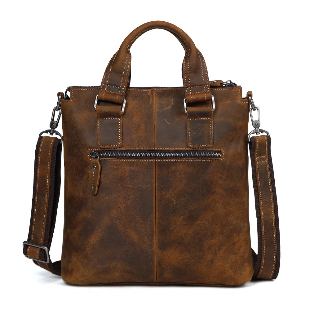 Genuine Leather Men Bag Briefcases Male Business Computer Laptop s Crossbody s s Messenger B259