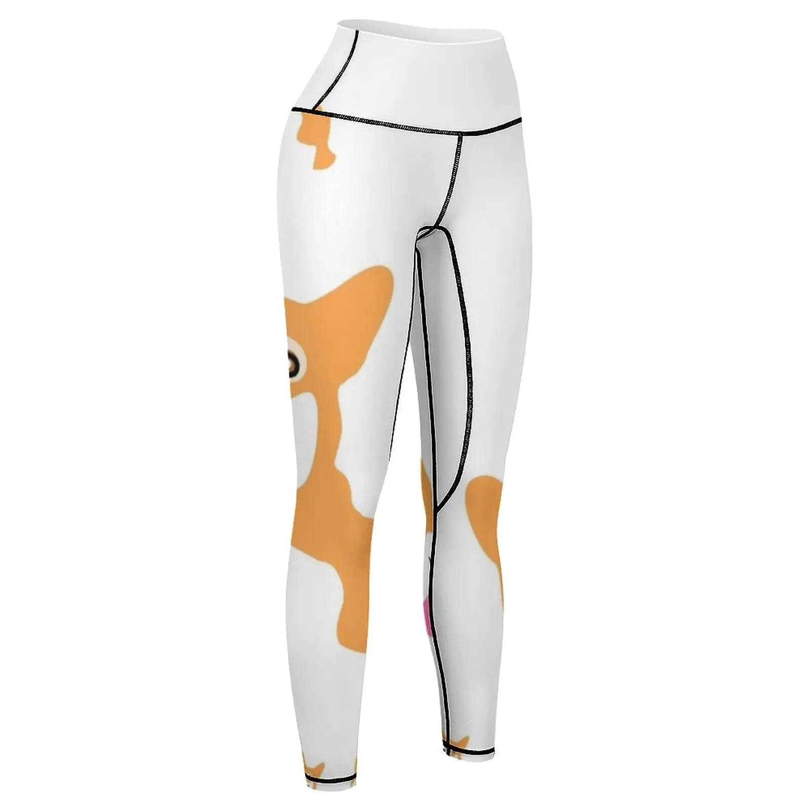 Corgi Smile Leggings Women's sports gym top Womens Leggings