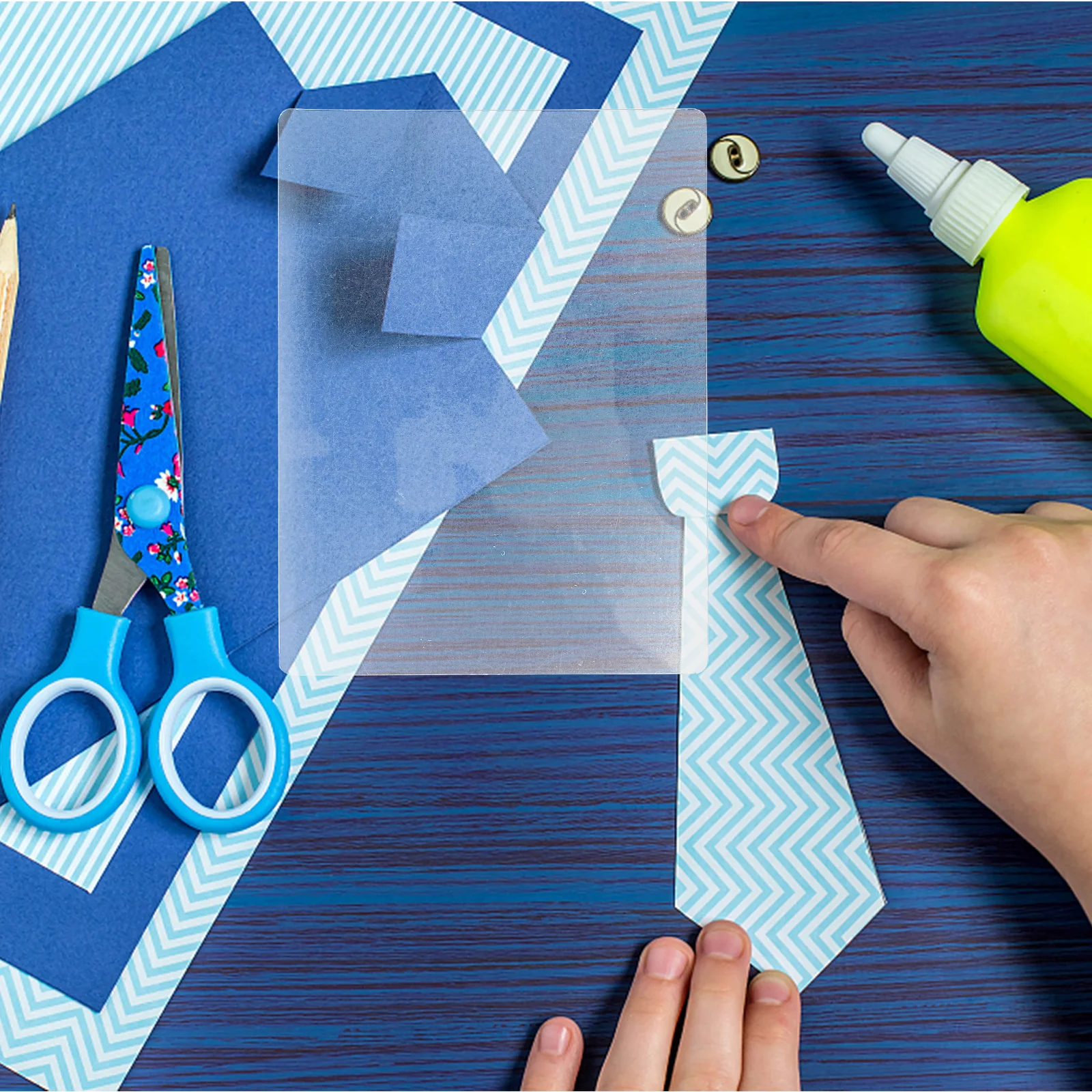 

DIY Scrapbook Embossing Plate Durable Plastic Cutting Pad Die Cutting Machine Mat for Crafting Card Making Photo Frame