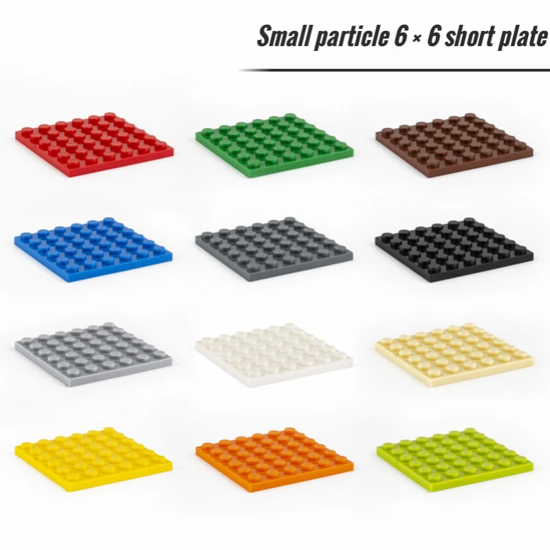 5pcs Small Particle 3958 6x6 Building Block Bottom Plate DIY Parts Buildmoc Compatible Assembly Particle Creative Gift Toys