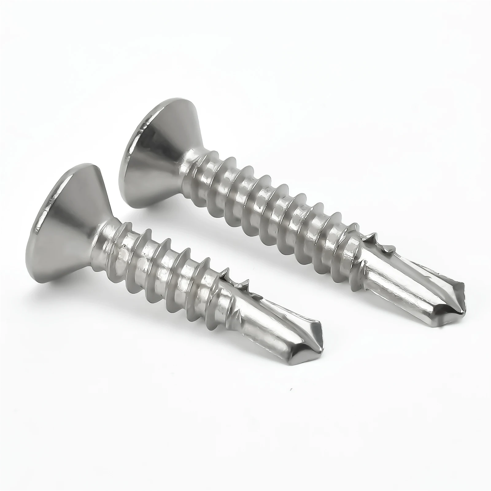 Phillips Drilling Screws 410 Stainless Steel Woodworking Metalwork Drywall Flat Head  Countersunk Insert Self Tapping Screws