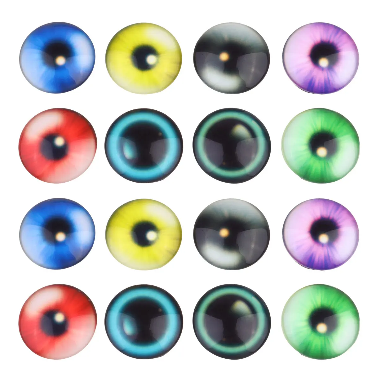 

Glass Patch Eyes Round Sticker DIY Crafts Accessories Jewelry Material Stickers Decals