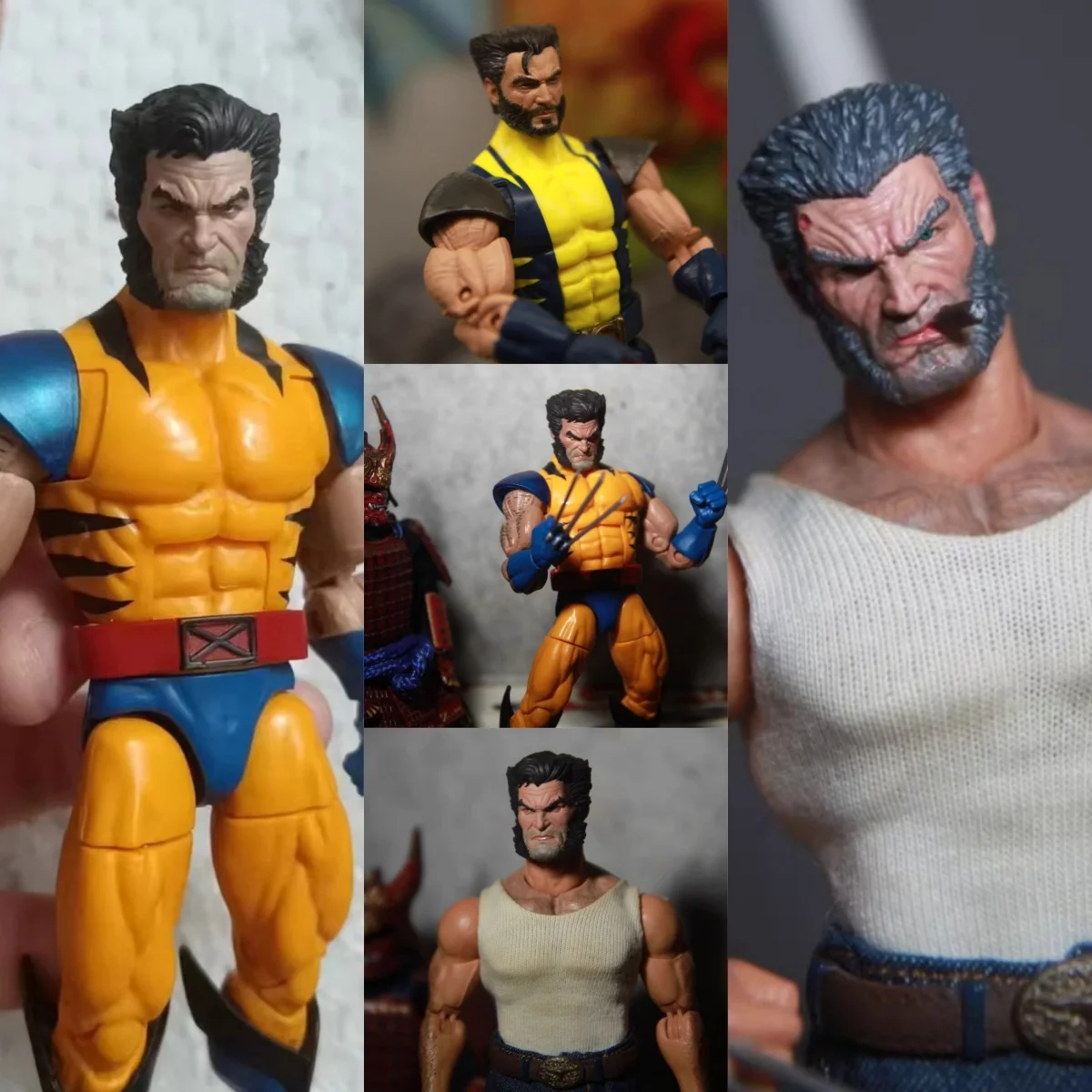 

【Только голова】Масштабная фигурка солдата-волка 1/12, окрашенная голова, аксессуары для 6-дюймовых экшн-фигурок, совместимые с моделями MARVEL MEZCO