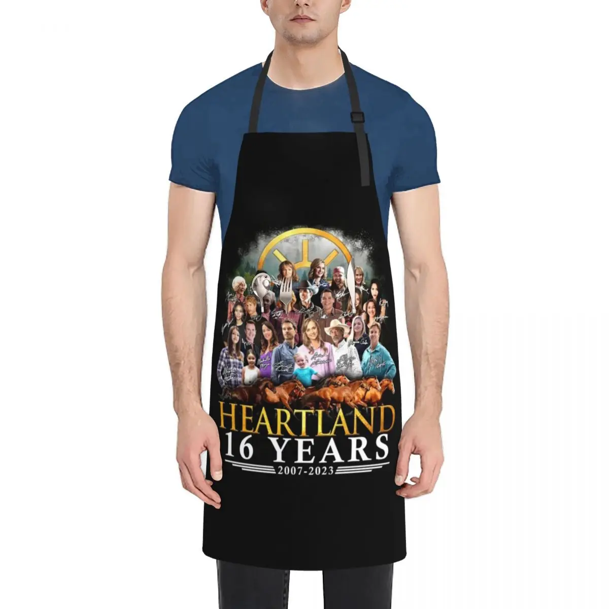 

Heartland 16 Years 2007-2023 Apron Beauty painters Christmas gift Apron