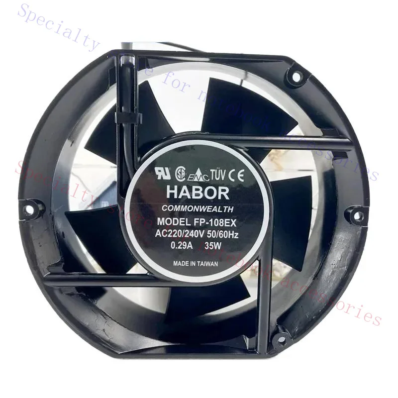 AAA+ New HABOR FP-108EX Axial Flow 110V/220V/380V 35W Electric Control Cabinet Cooling Fan