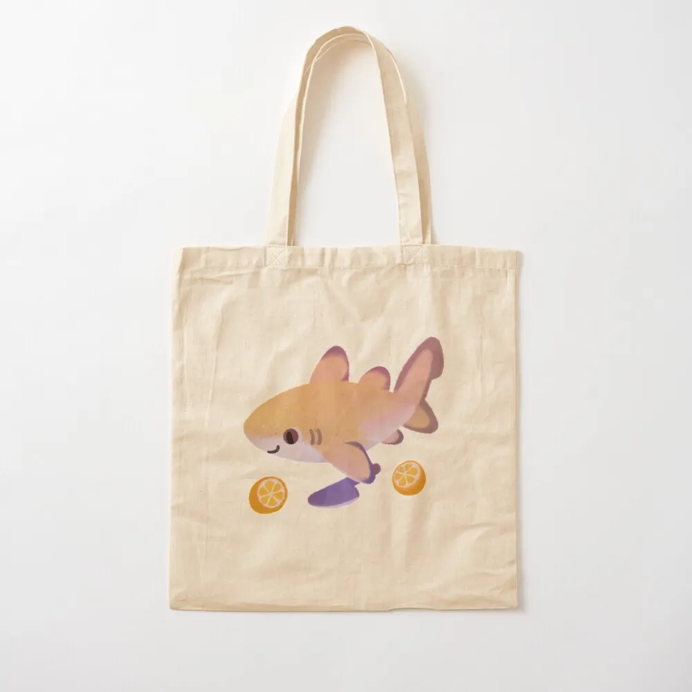 Shark day2 - name or bright bg version Tote Bag hand bag Canvas