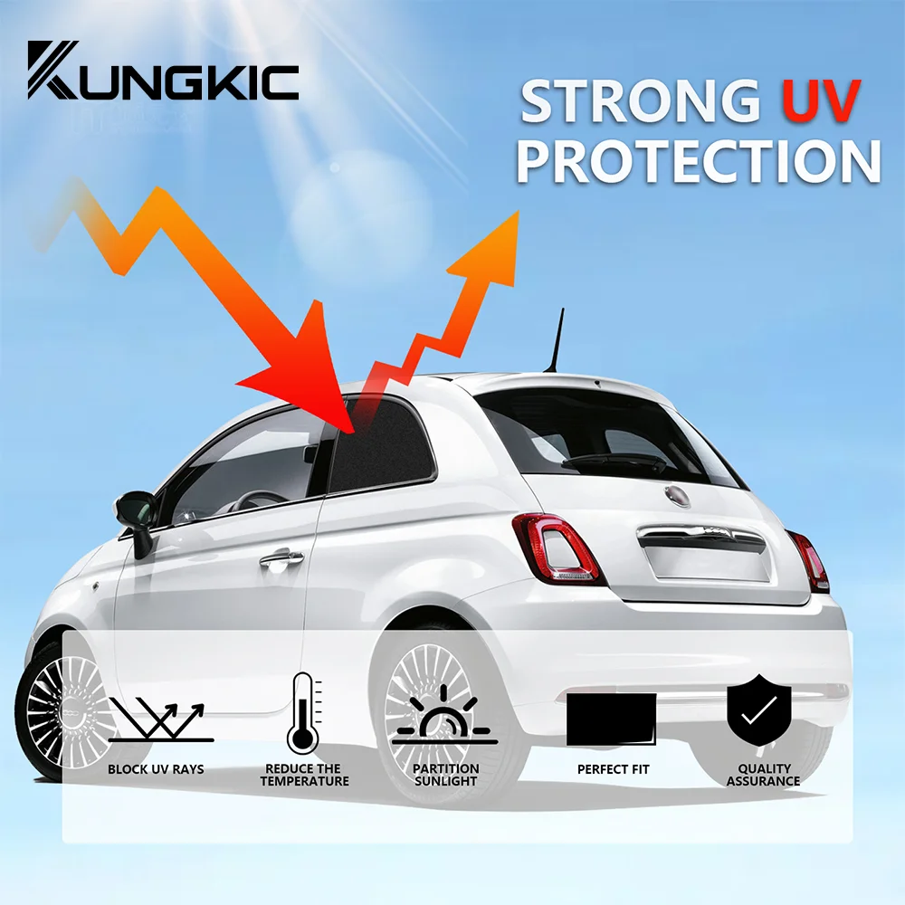 

Для Fiat 500 2008-2023 Abarth 595 2012 2013 2014 2015 2016 2017 2018 2019 2020 2021 2022 2023 Защелкивающийся автомобильный солнцезащитный козырек