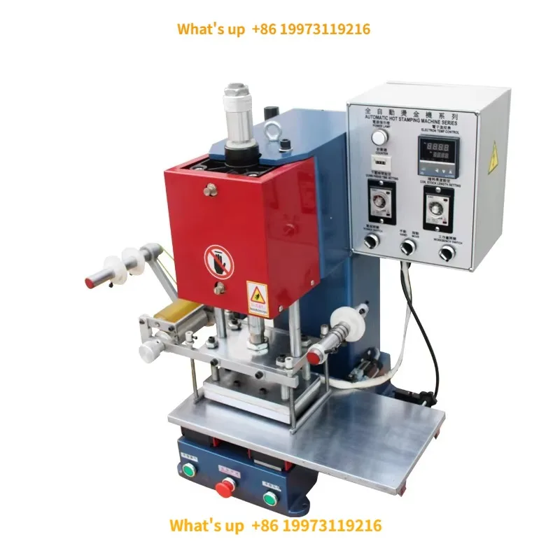 2026 XD-406 Two-station Hot Stamping Machine Pneumatic Leather Heat Pressing Logo Large Area