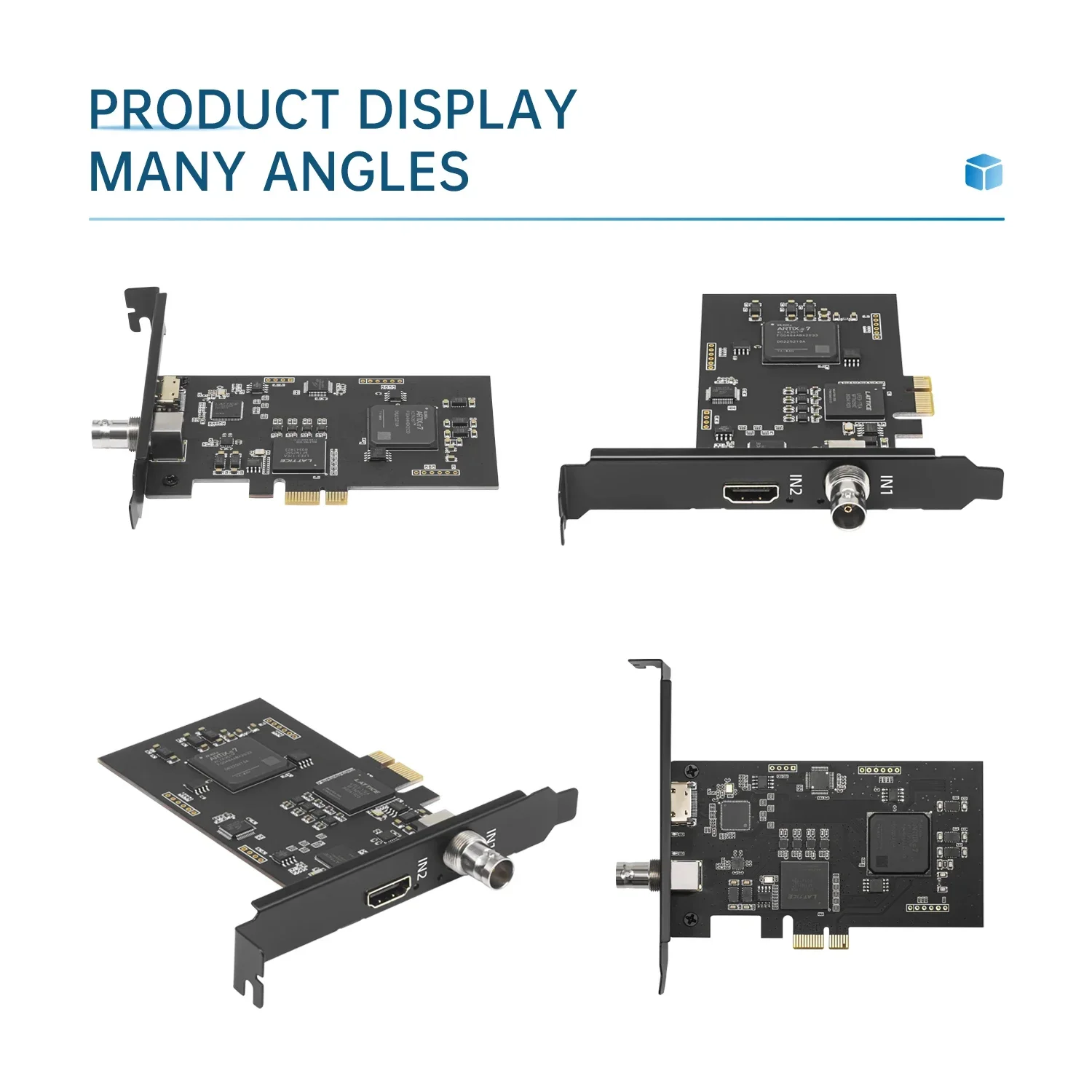 UNISHEEN UC3520S مسجل Win10 لينكس تدفق التكبير Vmix VJ OBS 2 قناة 1080P 3G SDI HDMI بطاقة التقاط الفيديو PCIe صندوق تسجيل