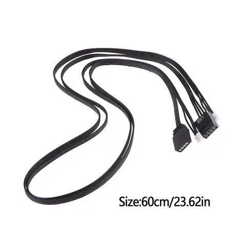 2PCS New AMD Ryzen Wraith Prism Wraith Max Fan RGB Light Motherboard Control Sync Cable