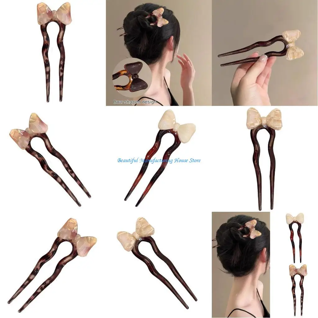 

E56A Acetate Hair Hair Comb Fine Hair Styling Accessories Hairpin for Hairbuns