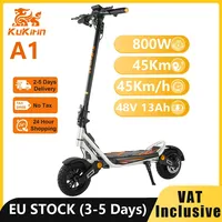 EU Stock Original Kukirin A1 Electric Scooter 800W Motor 48V 13Ah Battery 45KM/H Max Speed 45KM Range 10-inch Tire Kickscooter
