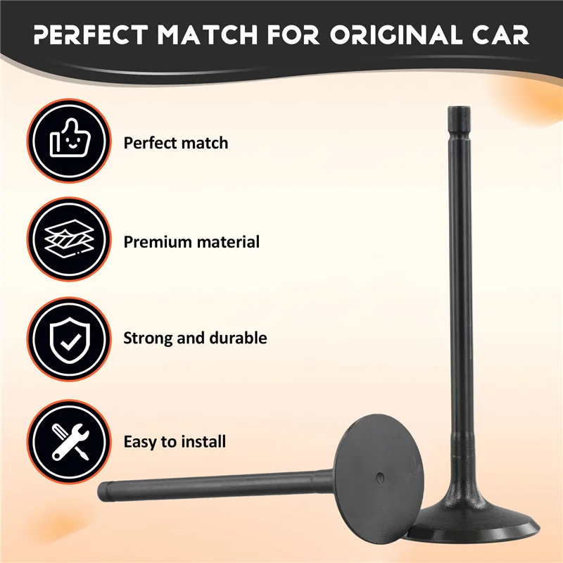 

8 Paris Engine Intake Valve And Exhaust Valve For Land Rover 5.0 508PN V8 LR010699 LR055528 Replacement-M53K