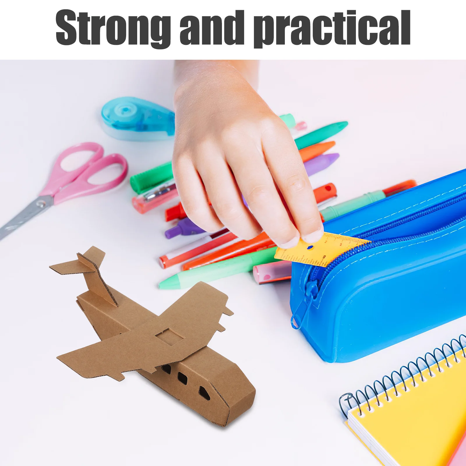 

3Pcs Kids Craft Kits DIY Paper Airplane Set for Family Bonding Spatial Awareness Skill Development Children's Toys