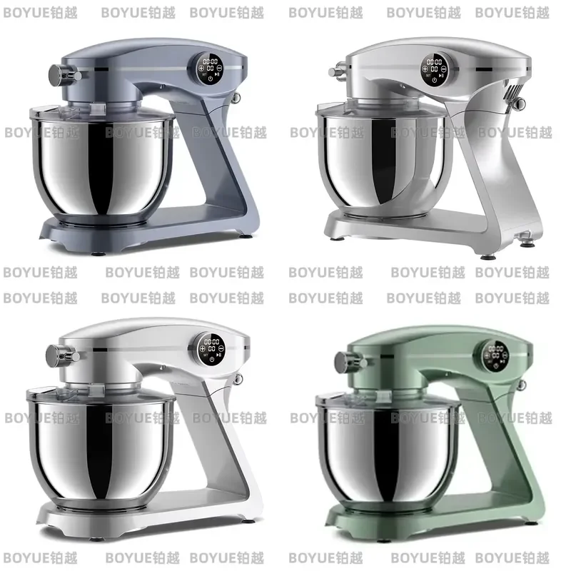 Electric Stand Mixer for Kitchen Large Capacity Dough Kneading Machine Cake Bread Food Mixing Bowl Heavy Duty Die Cast