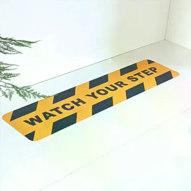 Watch Your Step! Anti-slip Stair Warning Stickers - Yellow And Black Caution Marks, Home Safety Stickers | Warning Signs
