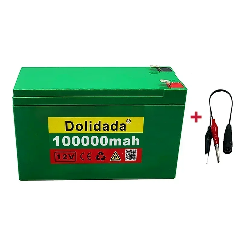 12V100000mAh 3S7P 18650Lithium Battery Pack+12.6V3A Charger Built-in 100Ah High Current BMS Used for Citycoco Scooter