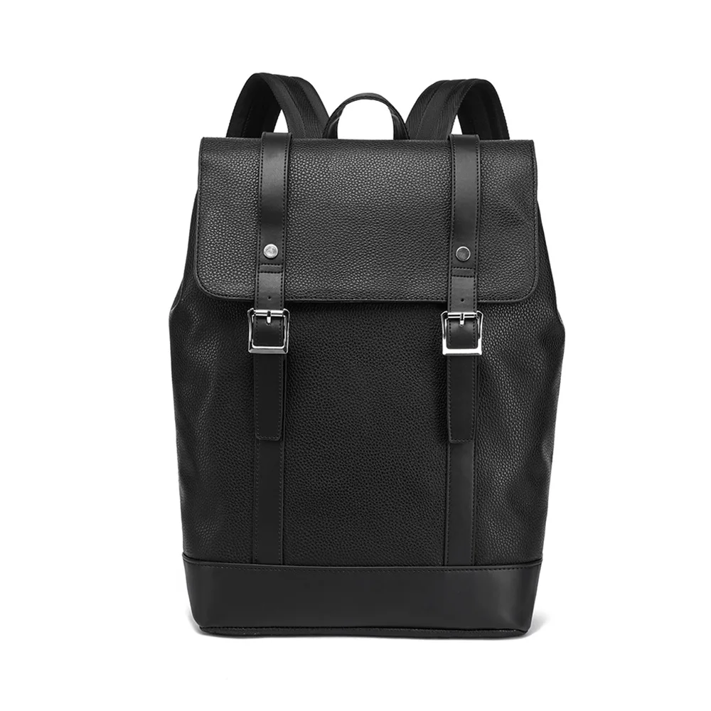 Modischer Rucksack mit Verschluss für Männer, Großer Laptop-Rucksack für Männer, Reisetaschen, Schultaschen für Studenten, Tägliche Pendeltaschen für Männer – Detail 1