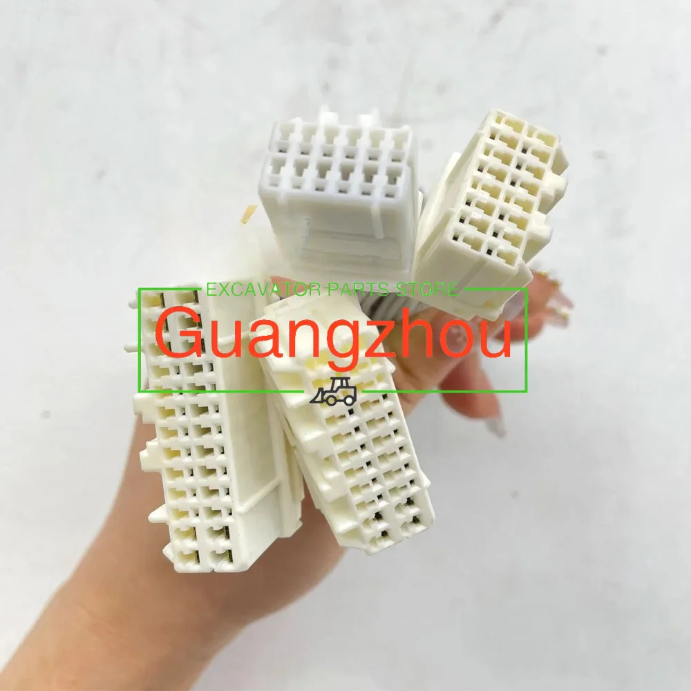 SH200-5 Hydraulic Computer Board Plug Controller Connector Socket Excavator parts For Sumitomo