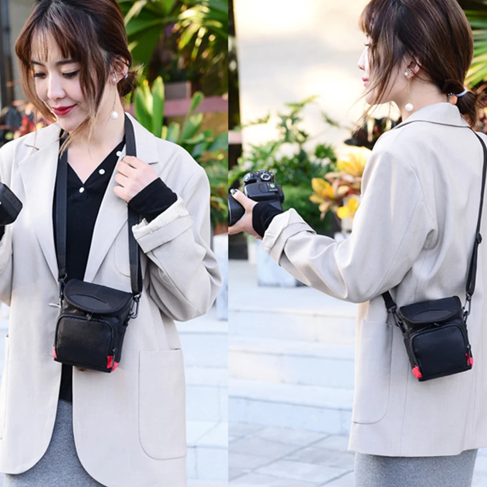

Camera Bag Waterproof Durable Digital Camera Storage Pouch Portable Crossbody Shoulder Carrying Bag Travel Photography