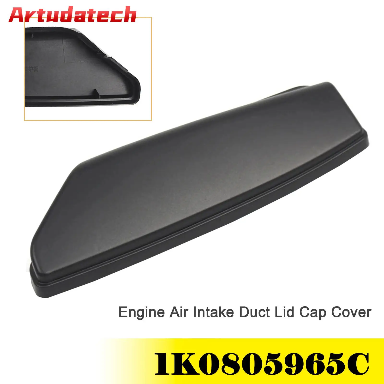 

Artudatech Engine Air Intake Duct Lid Cap Cover 1K0805965C for Audi for VW Jetta Passat Car Accessories