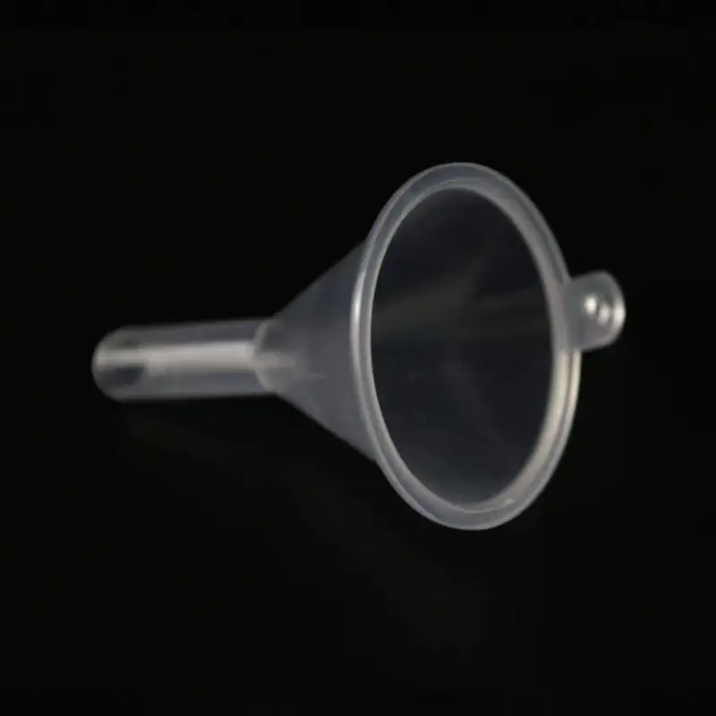 10PCS Mini Plastic Funnels, Small Mouth Liquid Oil Funnels, Laboratory Supplies, Tools, School Laboratory Supplies