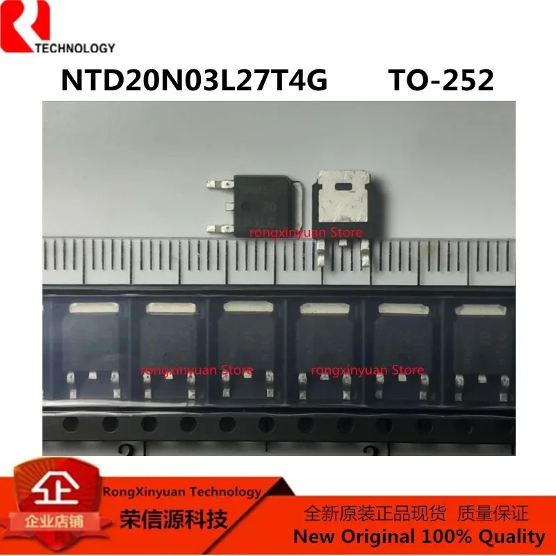 20pcs/lot NTD20N03L27T4G 20N3LG TO-252 NTD20N03L27 20N3LG NTD20N03 Power MOSFET 20A, 30V, N−Channel 100% New original